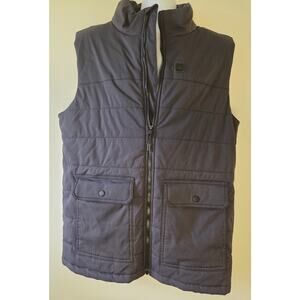 RIP CURL ANTI SERIES RIDGE Mens Black Vest Sz L Excellent Surf Skate Hike Layer